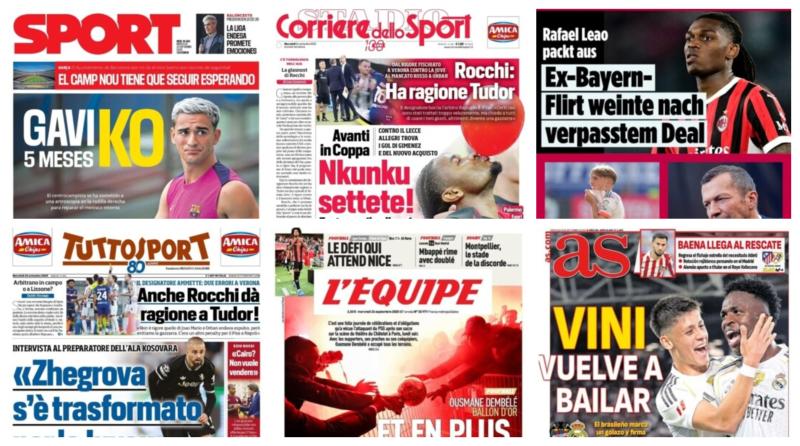 كوره الأن |أبرز عناوين أغلفة الصحف العالمية: “ريال مدريد يكتسح ليفانتي 4-1 ويؤكد جاهزيته للديربي”