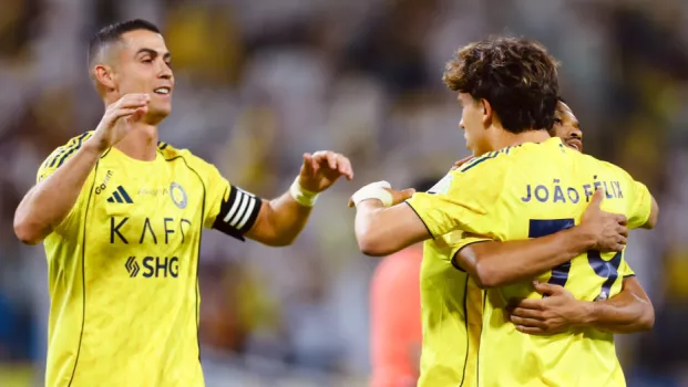 كوره الأن |النصر يعتلي صدارة الدوري السعودي بثنائية في شباك الحزم