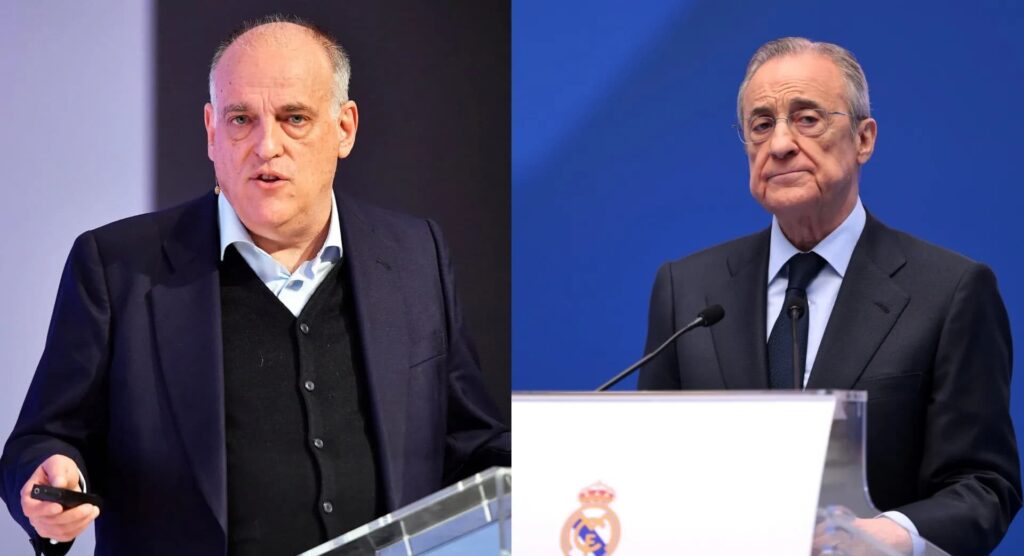 كوره الأن |رئيس رابطة الليجا يهاجم فلورنتينو بيريز بعد استضافة “البرنابيو” لمباراة أمريكية