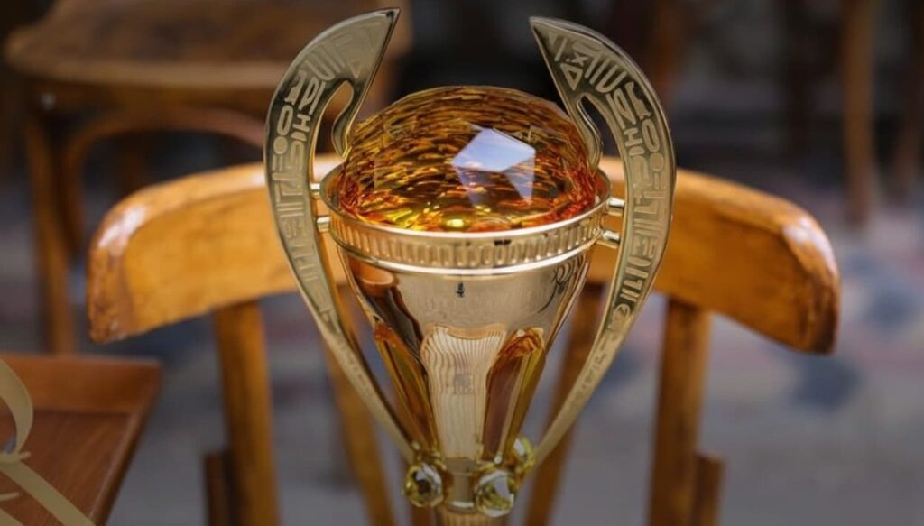 كوره الأن |تحفة فنية فرعونية تليق بكأس السوبر المصري 2025 بتصميم ذهبي فاخر