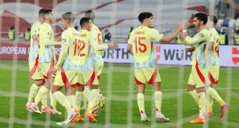 كوره الأن |إسبانيا تدهس جورجيا برباعية نظيفة ةتضع قدمًا ونصف في مونديال 2026