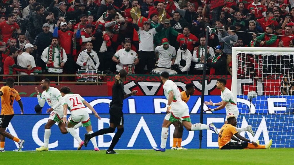 كوره الأن |المغرب يكتسح زامبيا بثلاثية ويتأهل لدور الـ16 في صدارة مطلقة