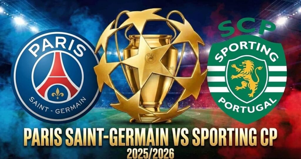 كوره الأن |تقديم مباراة باريس سان جيرمان وسبورتينغ لشبونة في دوري أبطال أوروبا 2025/2026