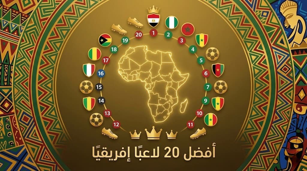 كوره الأن |قائمة أفضل 20 لاعباً إفريقياً في عالم الساحرة المستديرة لعام 2026