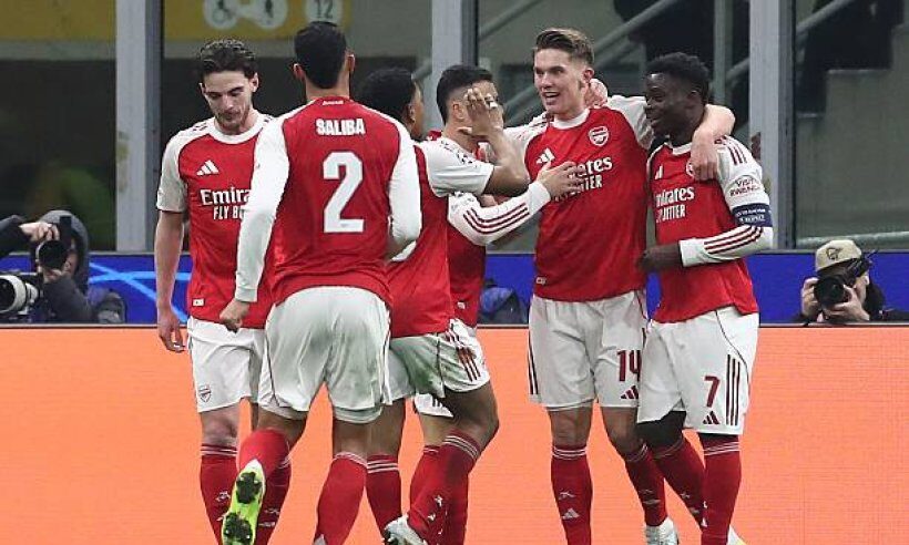 كوره الأن |أرسنال يفوز علي إنتر ميلان في عقر دارهم بثلاثية ويحسم التأهل لثمن نهائي الأبطال