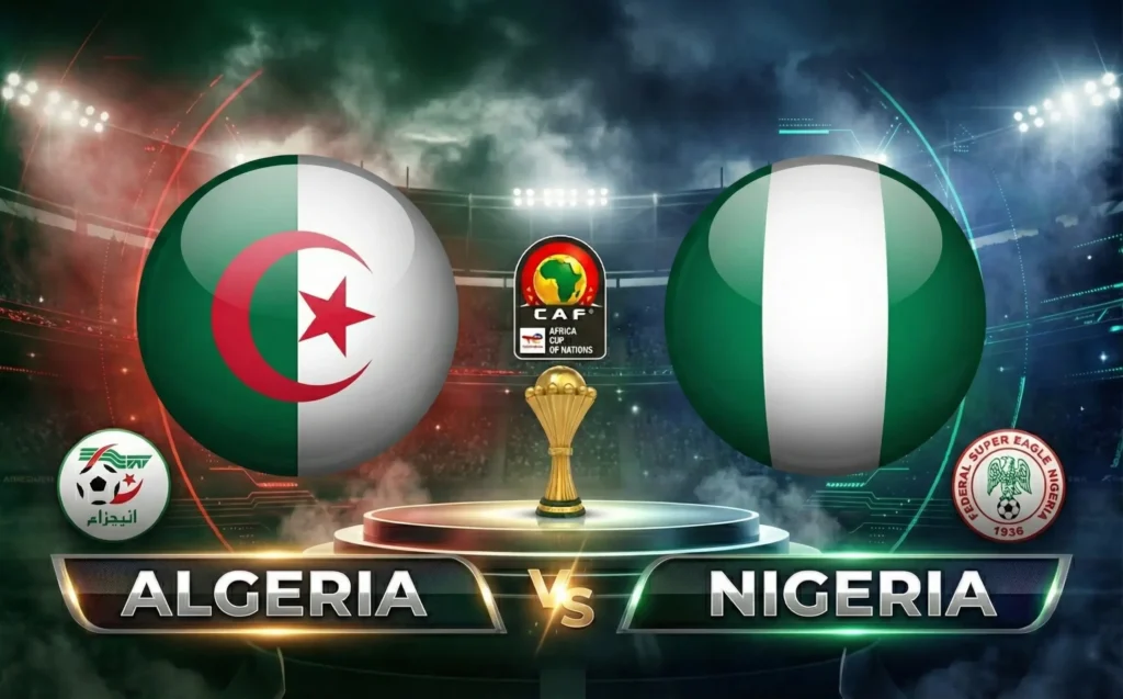 كوره الأن |تقديم مباراة الجزائر ونيجيريا في ربع نهائي كأس أمم إفريقيا 2025
