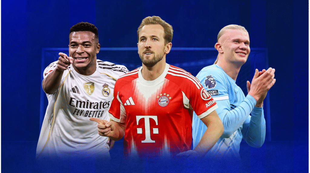 كوره الأن |هاري كين، كيليان مبابي أو إيرلينغ هالاند – من سيفوز بسباق الحذاء الذهبي الأوروبي 25/26؟